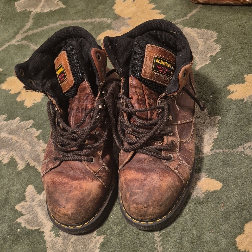 Dr. Martens Distressed Brown Men's Boots